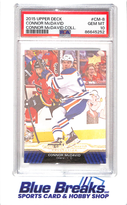 2015 Upper Deck - Connor McDavid Collection - CM1 - CM25 - 25 cards - PSA 10 - hockey - Oilers