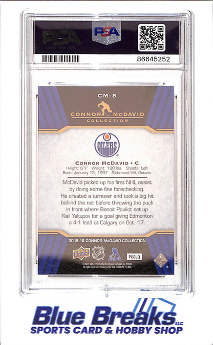 2015 Upper Deck - Connor McDavid Collection - CM1 - CM25 - 25 cards - PSA 10 - hockey - Oilers