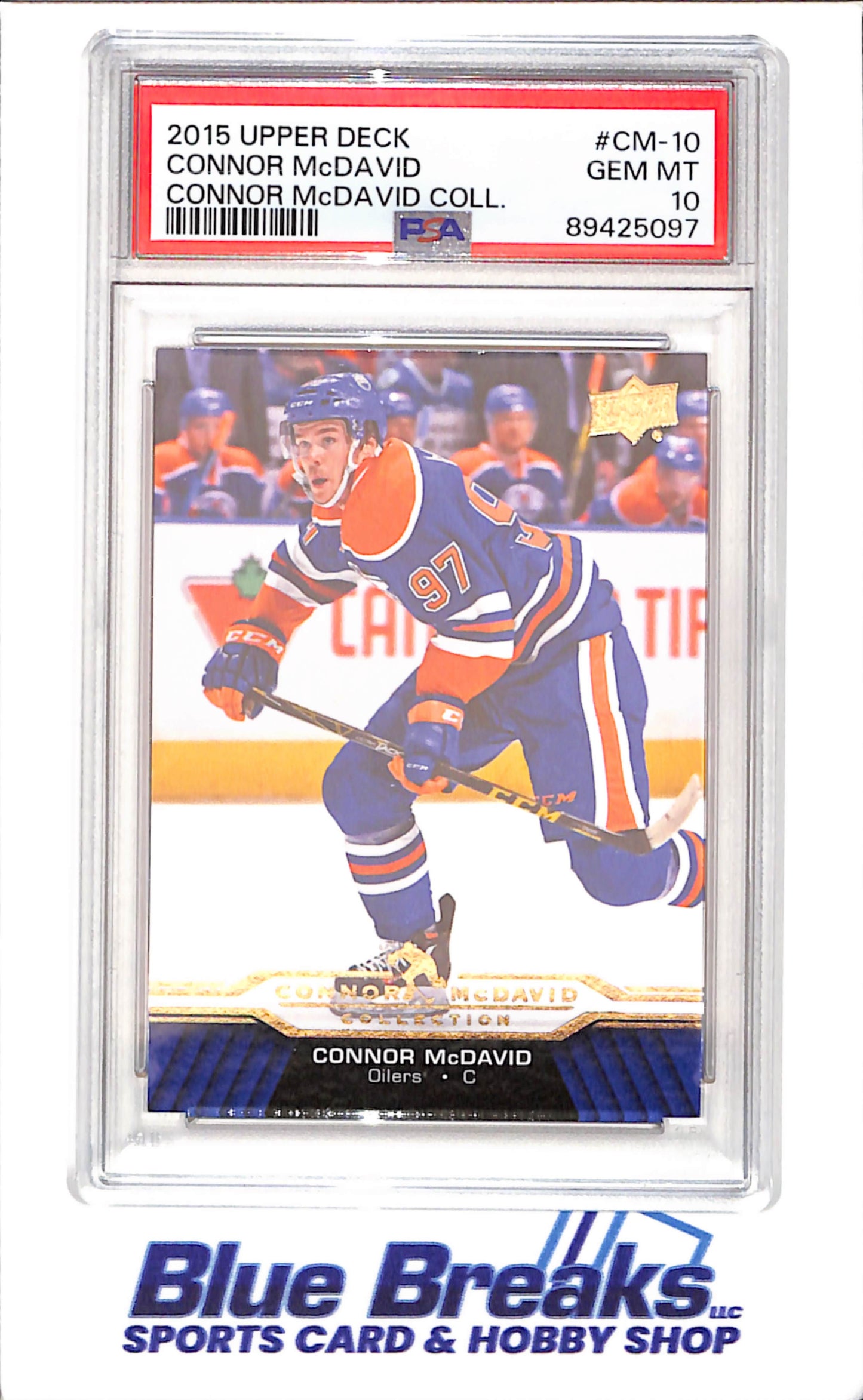 2015 Upper Deck - Connor McDavid Collection - CM1 - CM25 - 25 cards - PSA 10 - hockey - Oilers