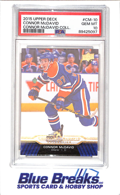 2015 Upper Deck - Connor McDavid Collection - CM1 - CM25 - 25 cards - PSA 10 - hockey - Oilers