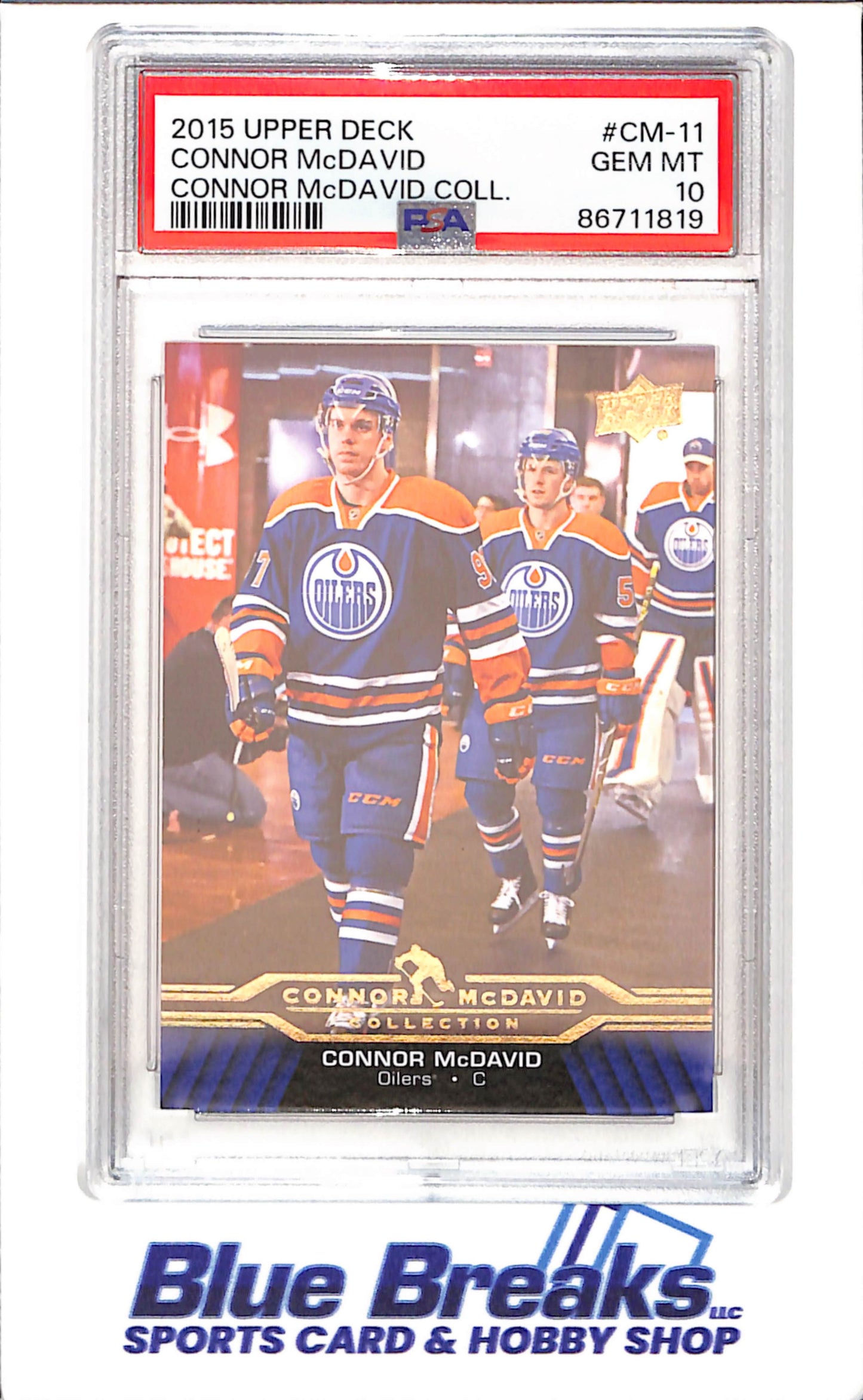 2015 Upper Deck - Connor McDavid Collection - CM1 - CM25 - 25 cards - PSA 10 - hockey - Oilers