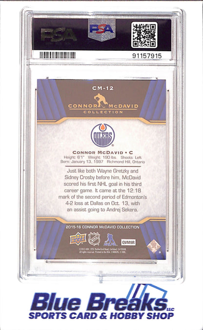 2015 Upper Deck - Connor McDavid Collection - CM1 - CM25 - 25 cards - PSA 10 - hockey - Oilers
