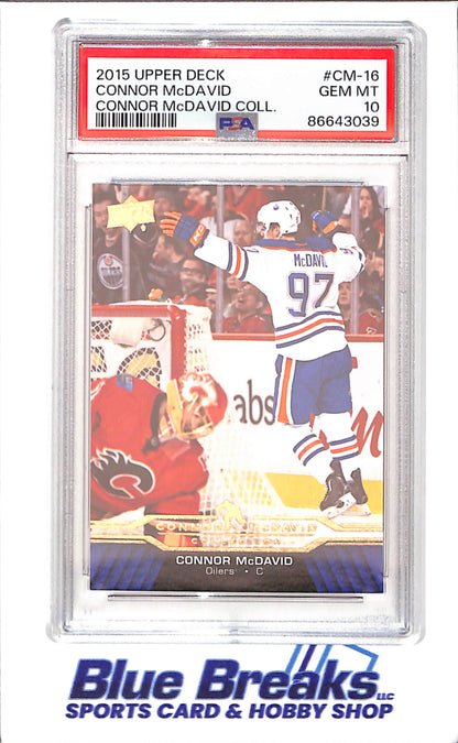 2015 Upper Deck - Connor McDavid Collection - CM1 - CM25 - 25 cards - PSA 10 - hockey - Oilers