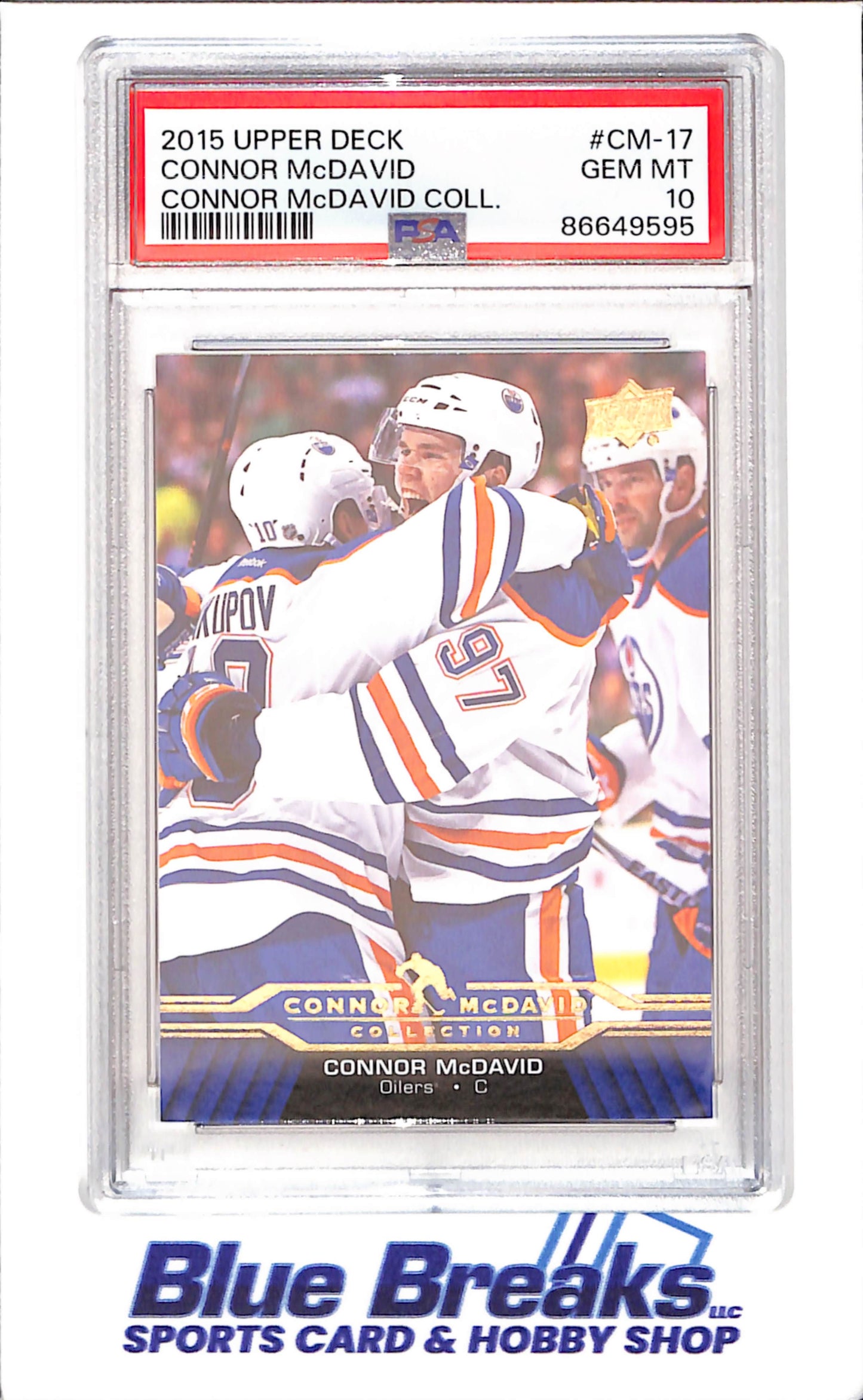 2015 Upper Deck - Connor McDavid Collection - CM1 - CM25 - 25 cards - PSA 10 - hockey - Oilers