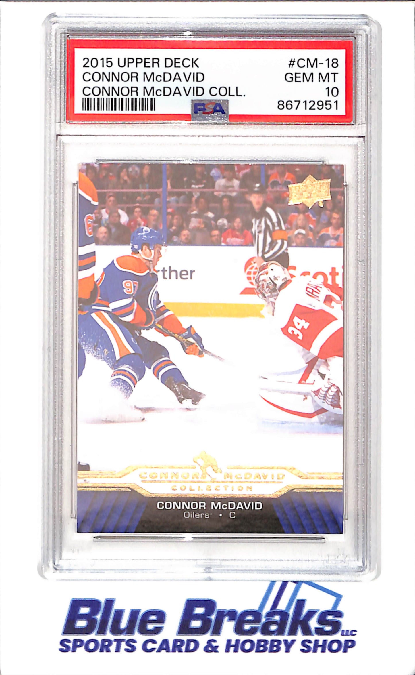 2015 Upper Deck - Connor McDavid Collection - CM1 - CM25 - 25 cards - PSA 10 - hockey - Oilers