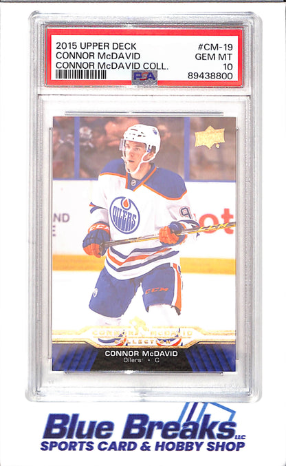 2015 Upper Deck - Connor McDavid Collection - CM1 - CM25 - 25 cards - PSA 10 - hockey - Oilers