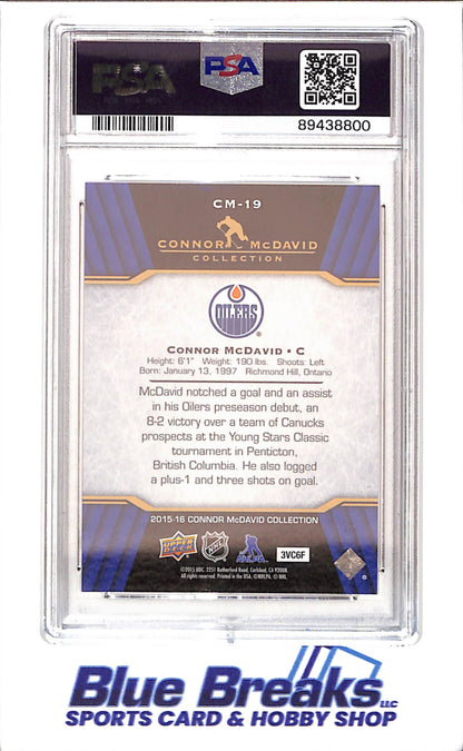 2015 Upper Deck - Connor McDavid Collection - CM1 - CM25 - 25 cards - PSA 10 - hockey - Oilers