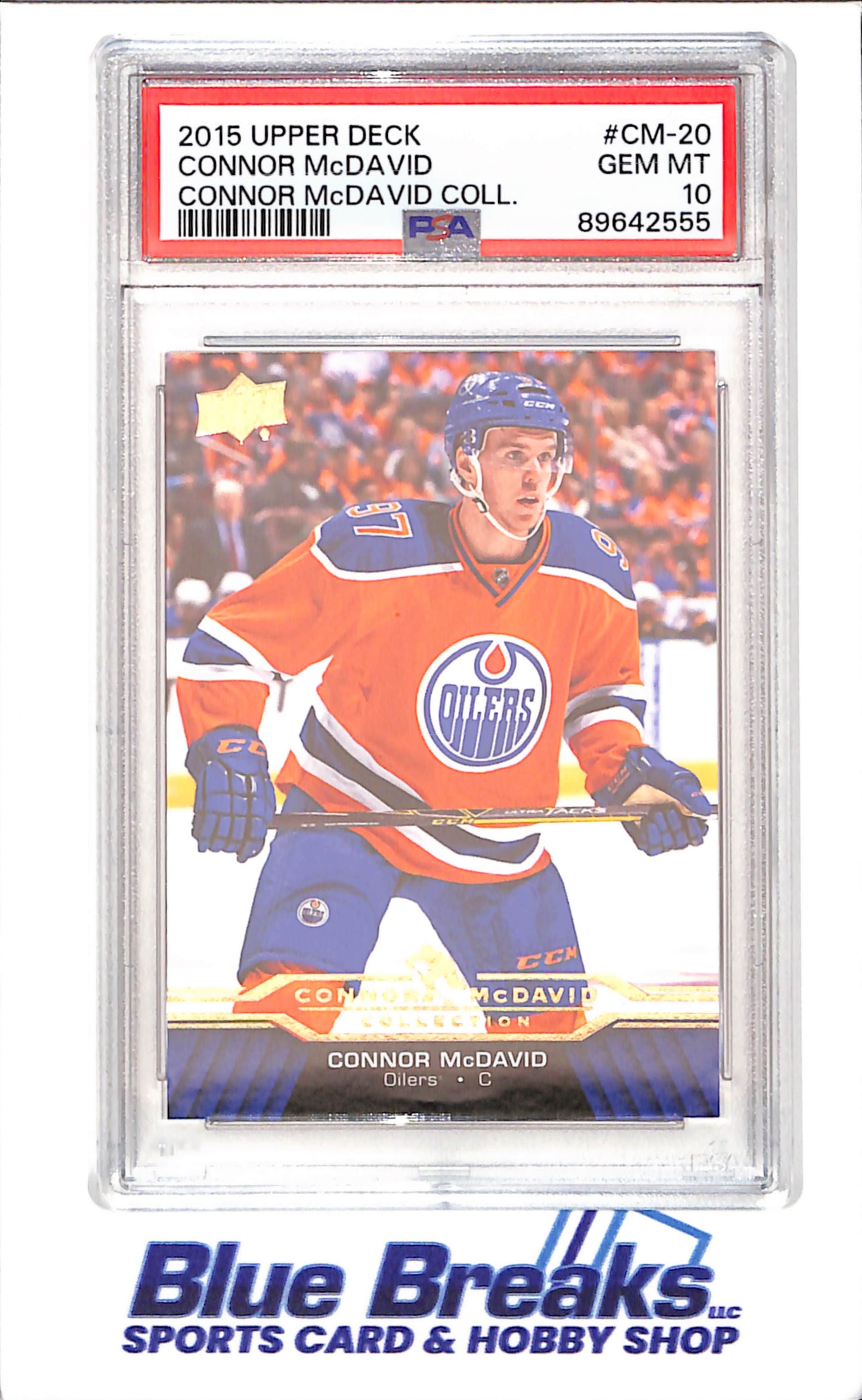 2015 Upper Deck - Connor McDavid Collection - CM1 - CM25 - 25 cards - PSA 10 - hockey - Oilers