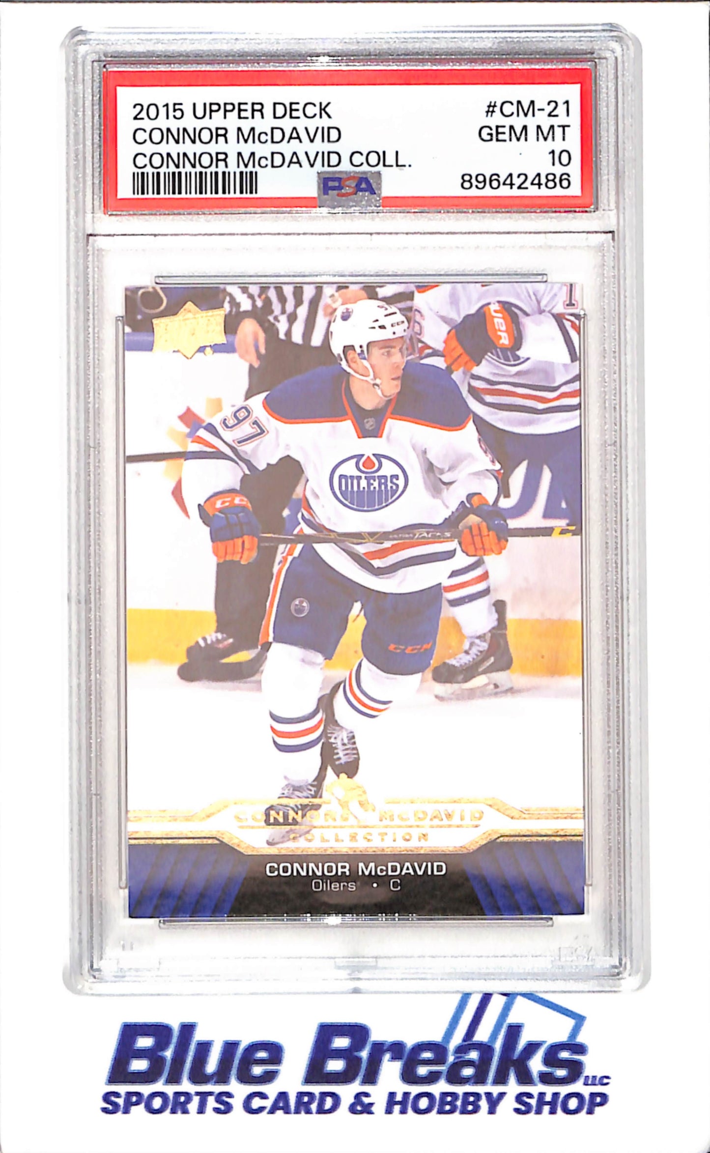 2015 Upper Deck - Connor McDavid Collection - CM1 - CM25 - 25 cards - PSA 10 - hockey - Oilers