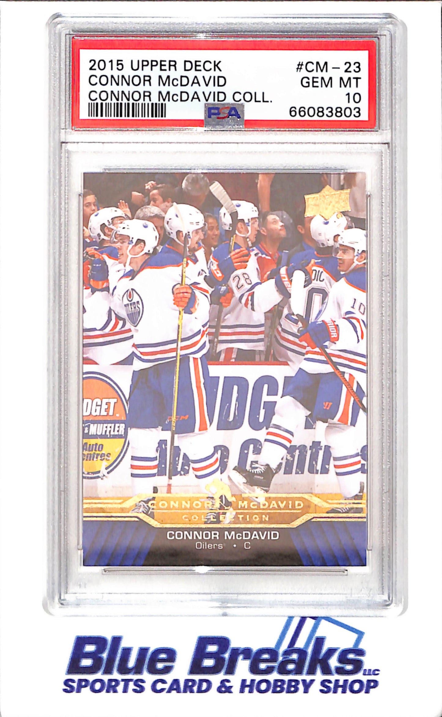 2015 Upper Deck - Connor McDavid Collection - CM1 - CM25 - 25 cards - PSA 10 - hockey - Oilers