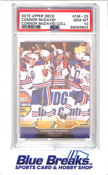 2015 Upper Deck - Connor McDavid Collection - CM1 - CM25 - 25 cards - PSA 10 - hockey - Oilers