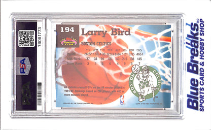1992 Stadium Club - Larry Bird - PSA 9 - Boston Celtics - Basketball - #19