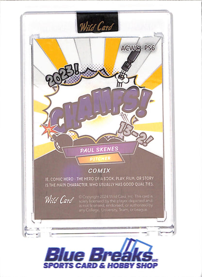 2024 Wild Card - Paul Skenes - Allumination - Comix - Rookie - LSU Variation - 12/15 - Baseball - #ACWC-PS6