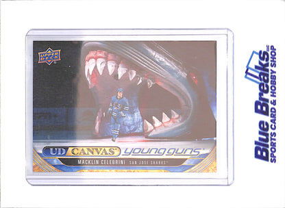 2024-25 Upper Deck Extended Series - Macklin Celebrini - Canvas Young Guns - San Jose Sharks - Hockey - #C360