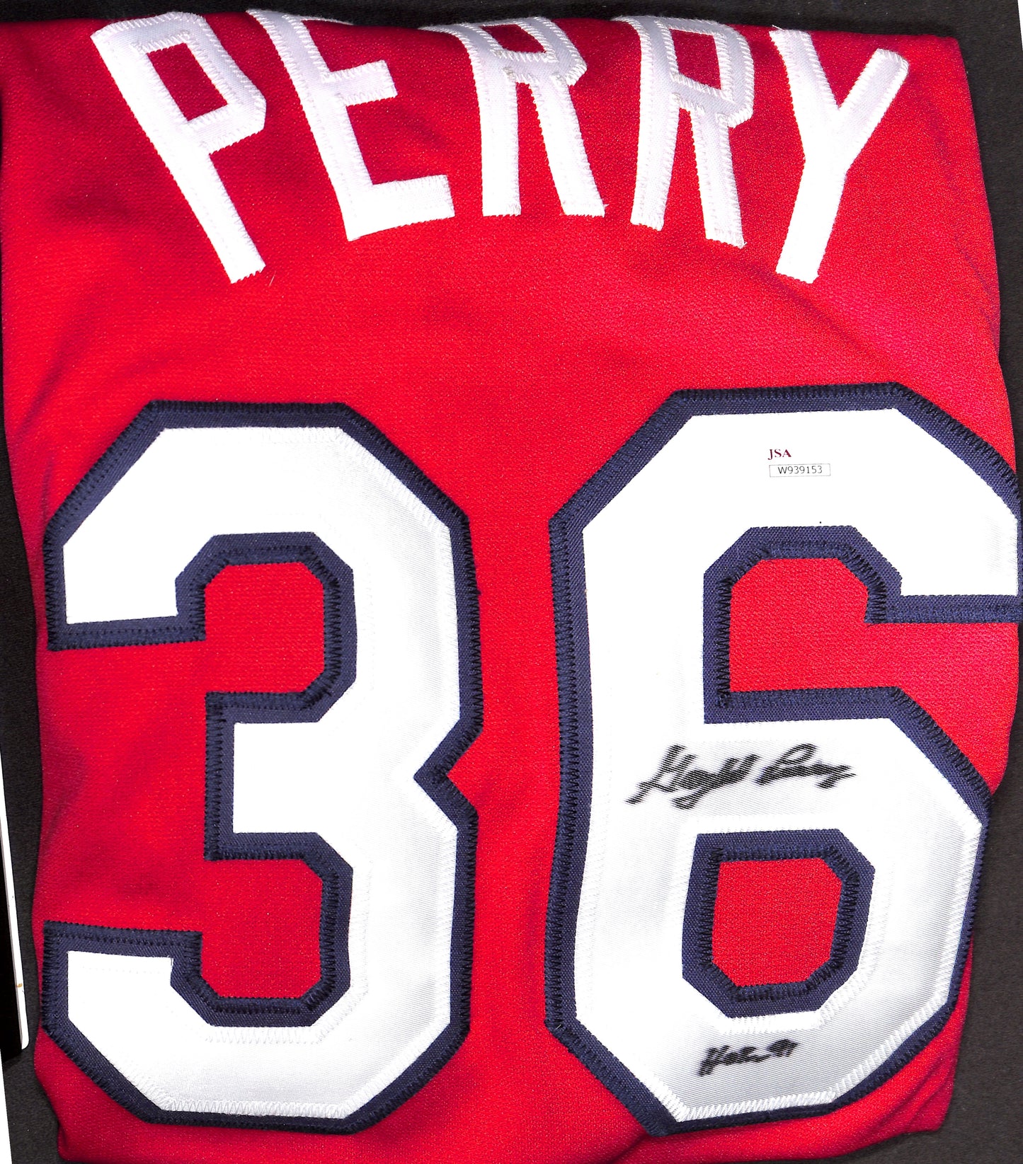 Autographed Jersey - Gaylord Perry - Cleveland Indians - HOF - Baseball - JSA COA