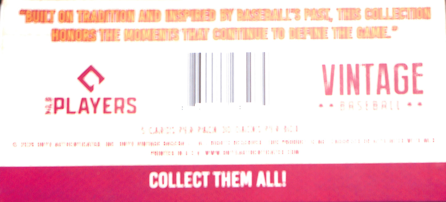 2026 Onyx Vintage Collection Baseball Hobby Box - Sealed Wax