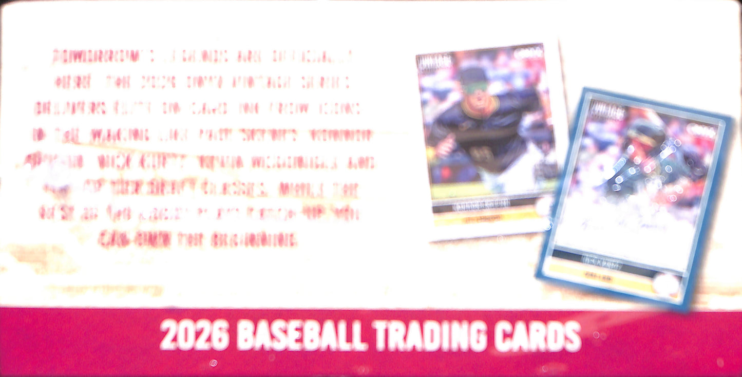 2026 Onyx Vintage Collection Baseball Hobby Box - Sealed Wax