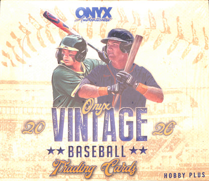 2026 Onyx Vintage Baseball Hobby Plus Box - Sealed Wax