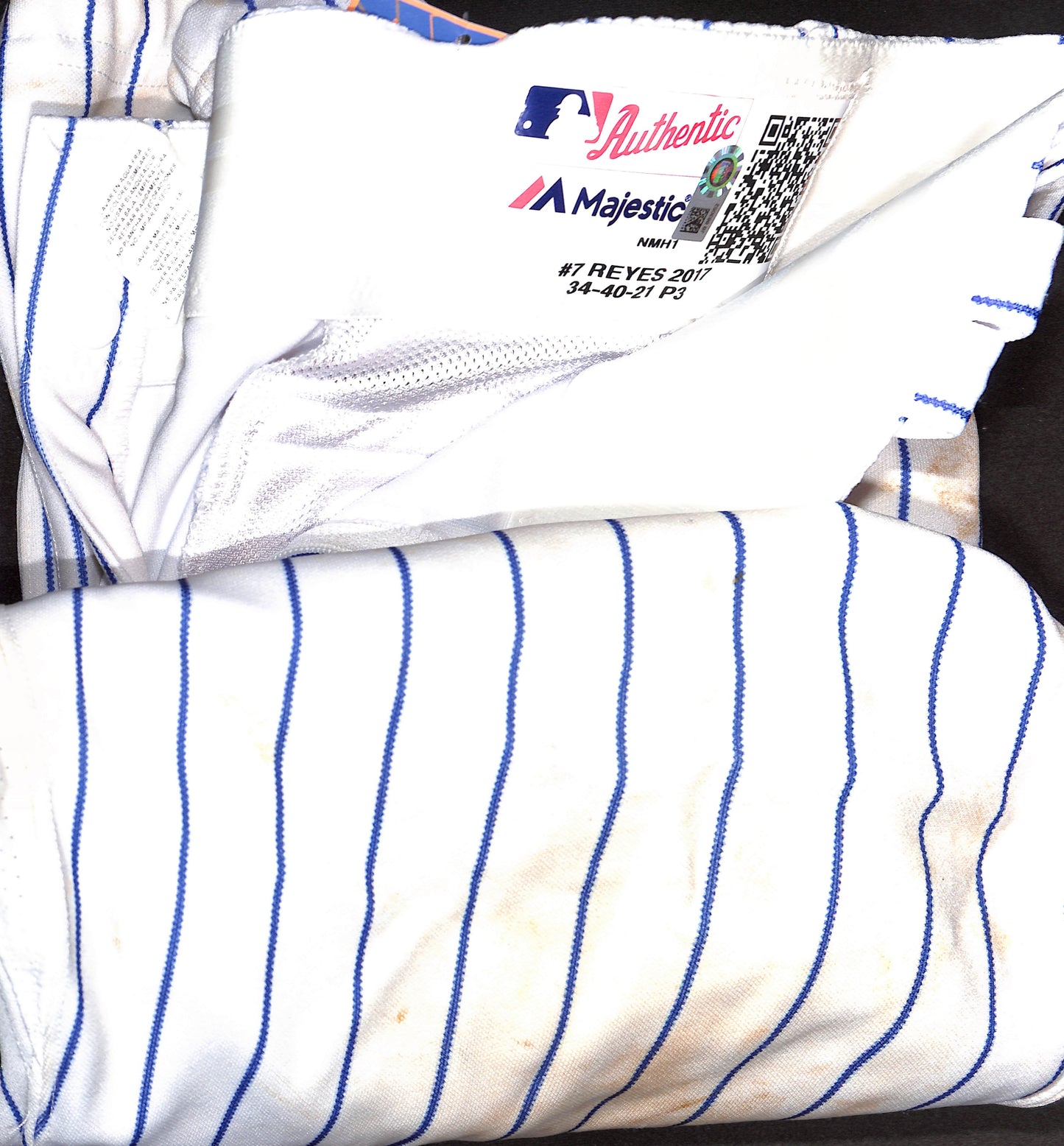 Game Worn Pants - Jose Reyes - New York Mets - Baseball