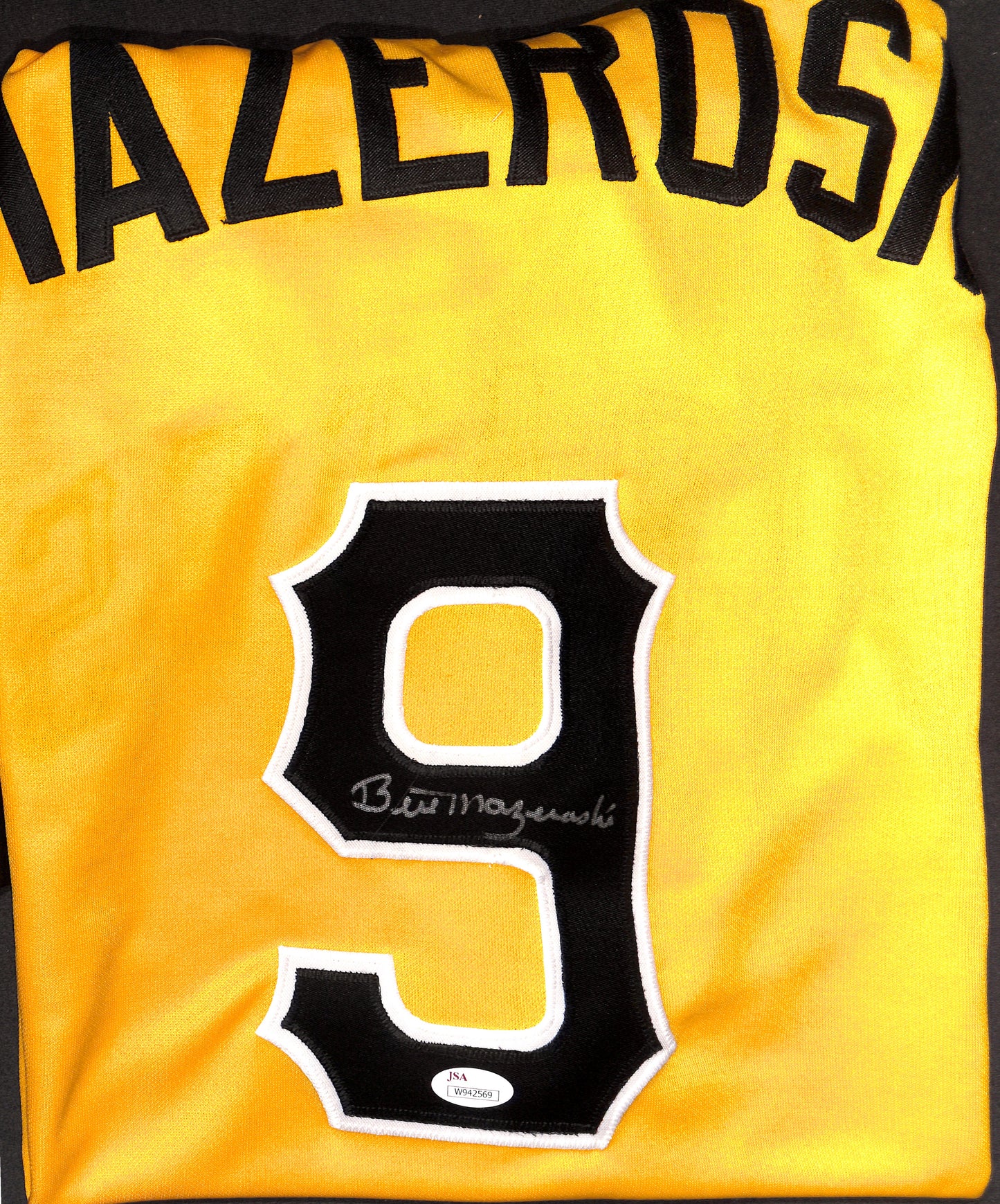 Autographed Jersey - Bill Mazeroski - Pittsburgh Pirates - Baseball - JSA COA