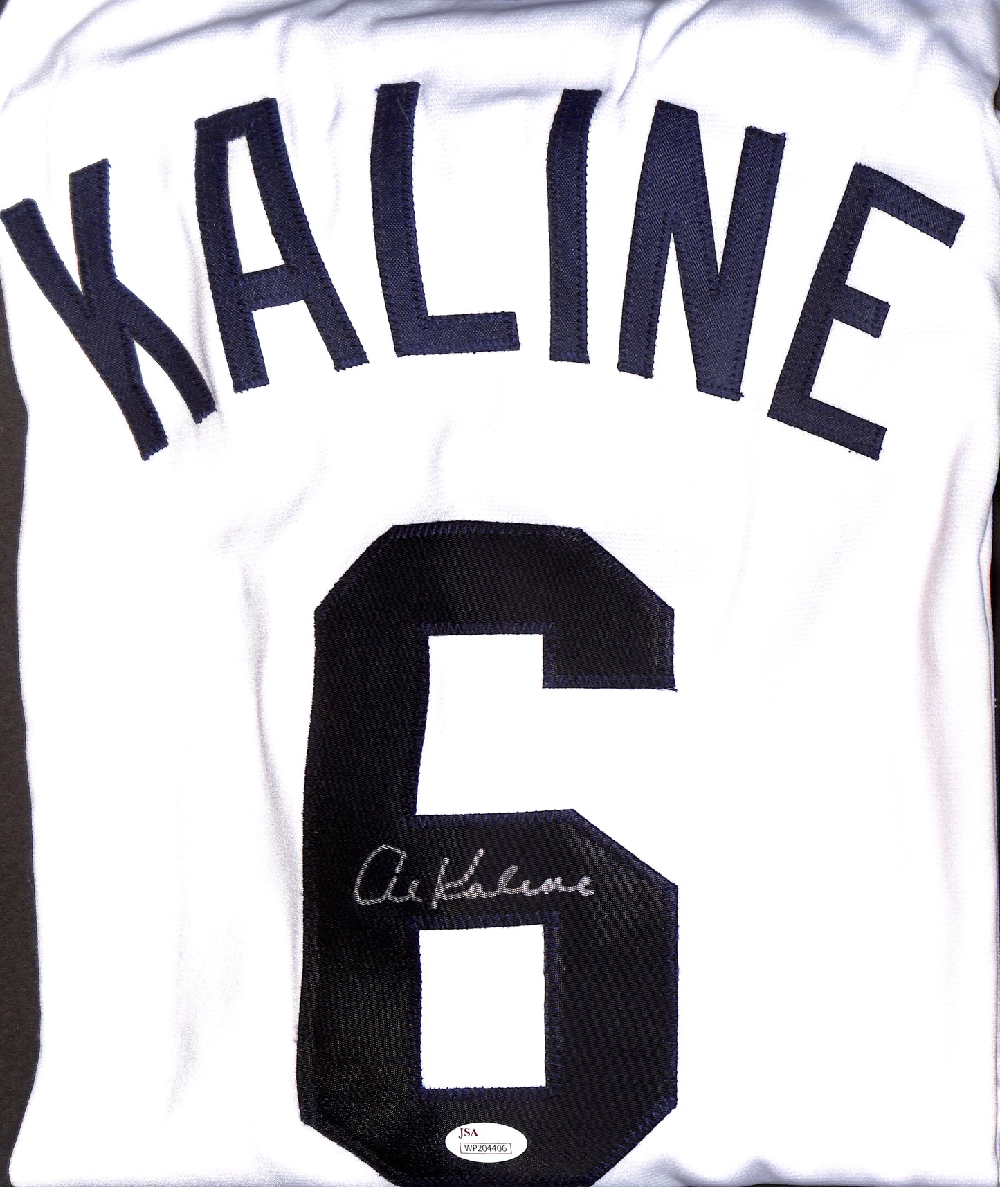 Autographed Jersey - Al Kaline - Detroit Tigers - Baseball - JSA COA
