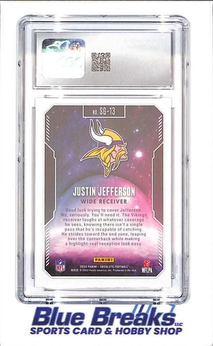 2023 Panini Absolute - Justin Jefferson - Star Gazing - CGC 10 - Minnesota Vikings - Football - #SG-13