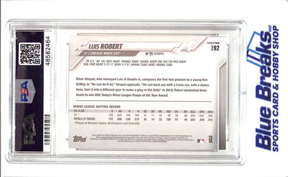 2020 Topps - Luis Robert - RC - PSA 10 - Chicago White Sox - Baseball - #392