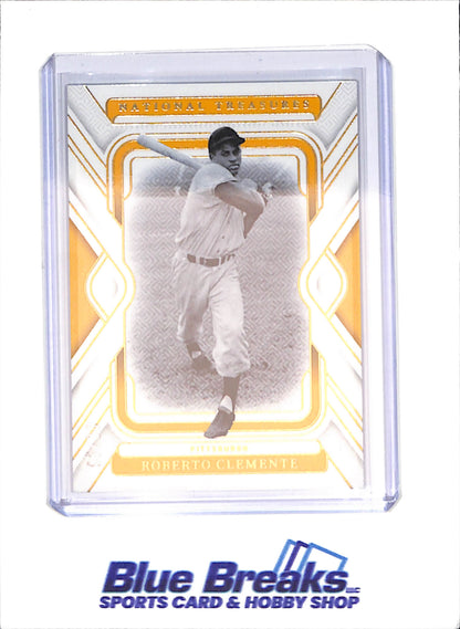 2025 Panini National Treasures - Roberto Clemente - 95/99 - Pittsburgh Pirates - Baseball - #54