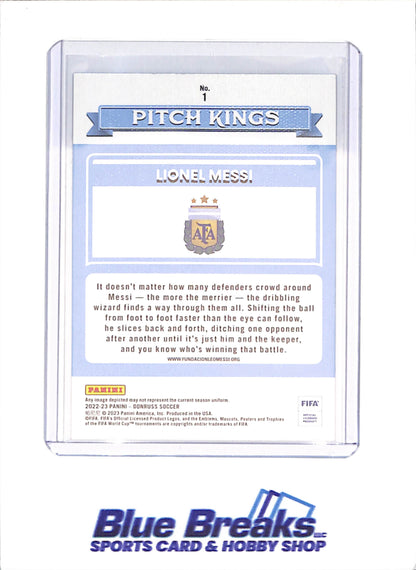 2022-23 Panini Donruss - Lionel Messi - Pitch Kings - Argentina - Soccer - #1