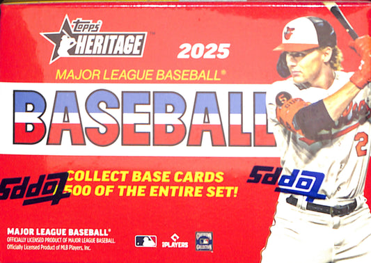 2025 TOPPS HERITAGE BASEBALL - Blaster Box - Sealed Wax