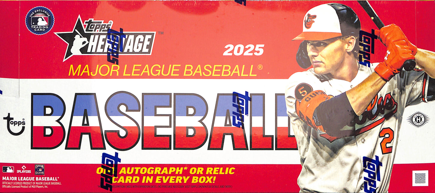 2025 TOPPS HERITAGE BASEBALL - Hobby Box - Sealed Box