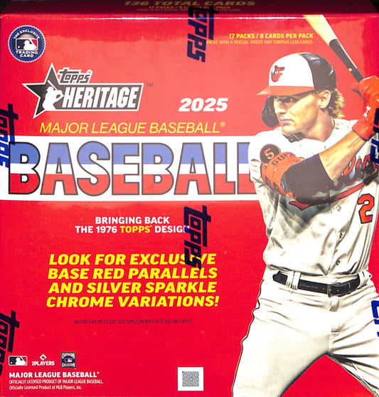 2025 TOPPS HERITAGE BASEBALL - Mega Box - Sealed Wax