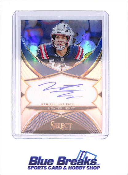 2024 Panini Select - Hunter Henry - Select Signatures - Autograph - New England Patriots - Football - #SSP-HHY