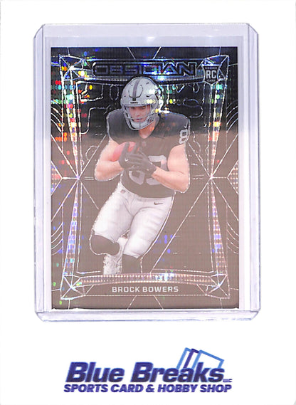 2024 Panini Obsidian - Brock Bowers - International Pulsar - RC - Las Vegas Raiders - Football - #101