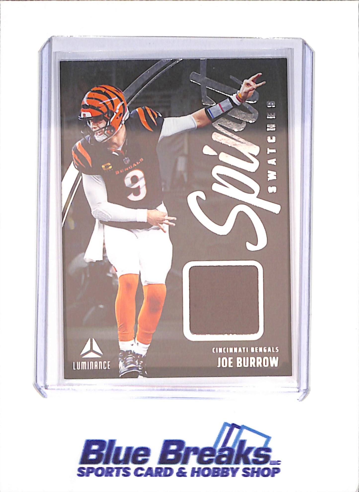 2025 Panini Luminance - Joe Burrow - Spirit Swatch - Cincinnati Bengals - Football - #SSw-JBU