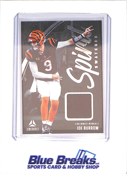 2025 Panini Luminance - Joe Burrow - Spirit Swatch - Cincinnati Bengals - Football - #SSw-JBU