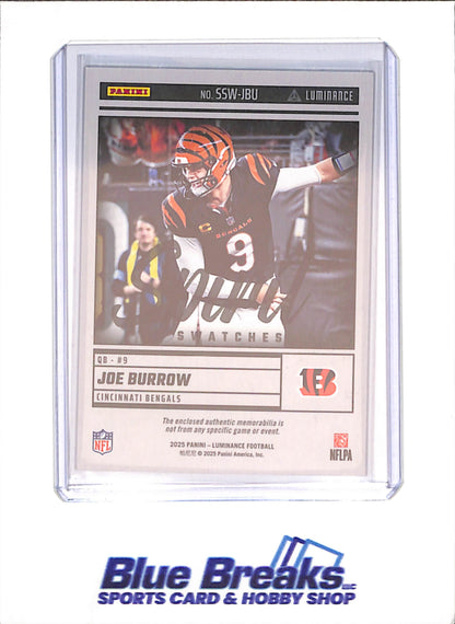 2025 Panini Luminance - Joe Burrow - Spirit Swatch - Cincinnati Bengals - Football - #SSw-JBU