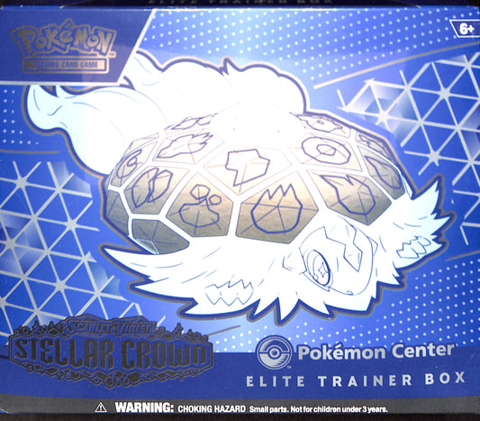 Pokemon - Scarlet & Violet Stellar Crown Elite Trainer Box - Pokemon Center - Sealed Wax