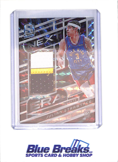 2023-23 Panini Spectra - Julian Strawther - RC - Next Era - Interstellar - 48/75 - Patch - Denver Nuggets - Basketball - #NEX-JST