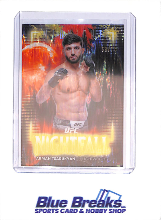 2025 Topps Midnight - Arman Tsarukyan - Nightfall - 69/75 - Lightweight - UFC - #NF-17