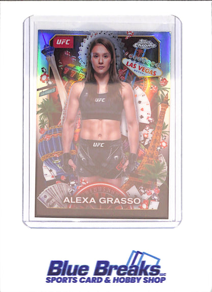 2025 Topps Chrome - Alexa Grasso - Titans - Flyweight - UFC - #TNS-1
