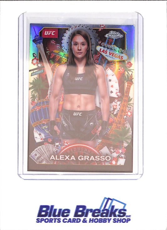 2025 Topps Chrome - Alexa Grasso - Titans - Flyweight - UFC - #TNS-1