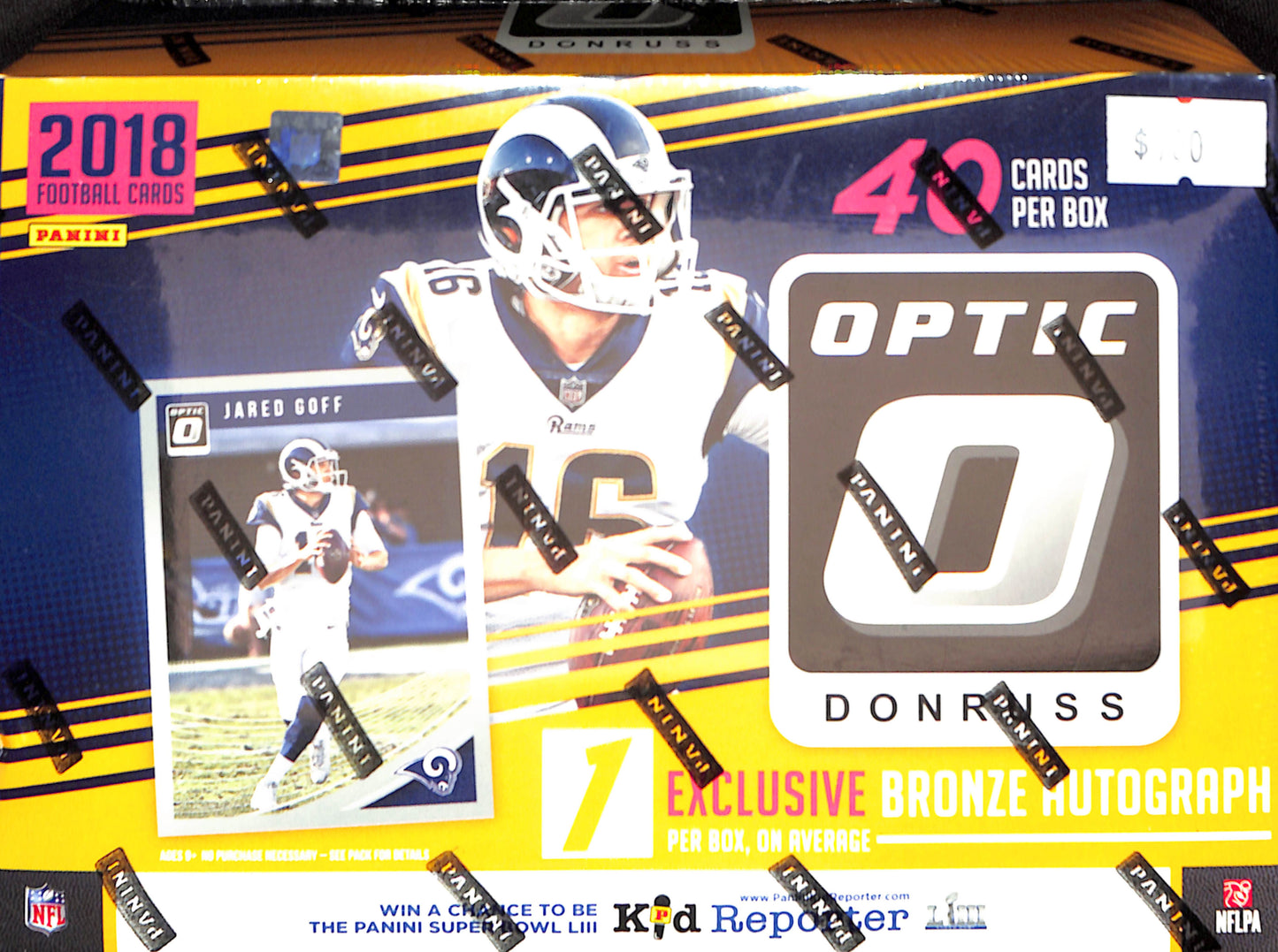 2018 Donruss Optic Football Collector's Mega Box - Sealed Wax