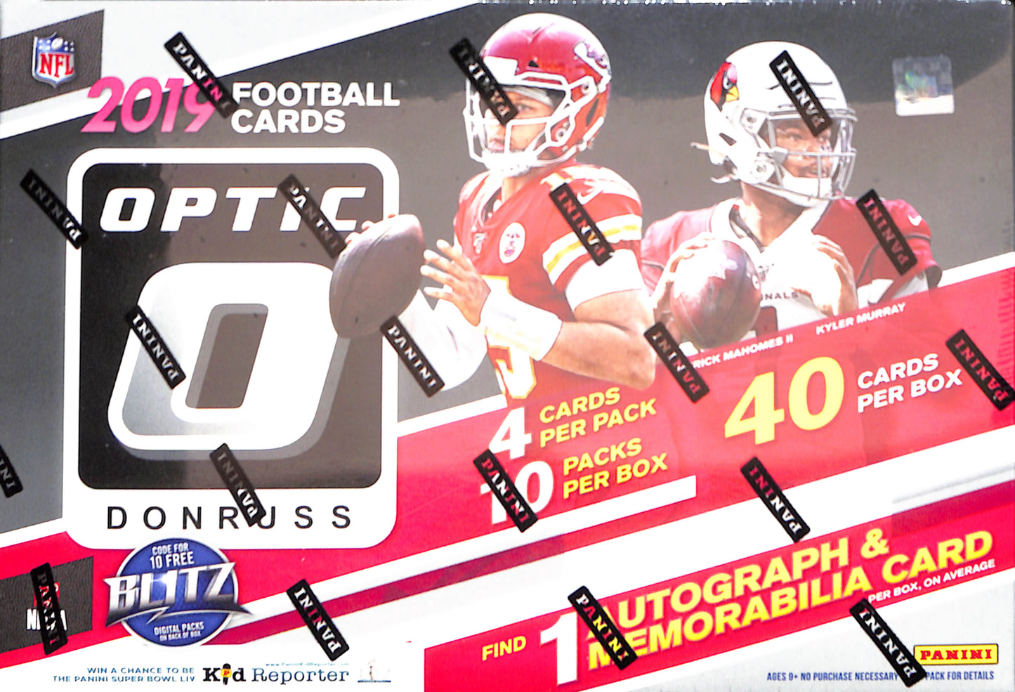 2019 Donruss Optic Football Collector's Mega Box - Sealed Wax