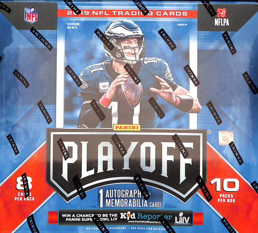 2019 Panini Playoff Football Mega Box - Sealed Wax