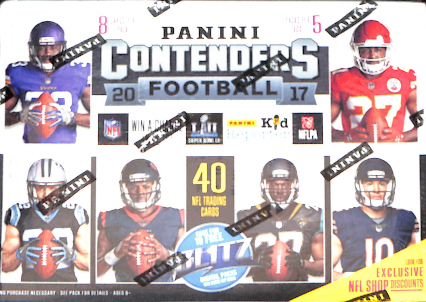 2017 Panini Contenders Football Blaster Box - Sealed Wax