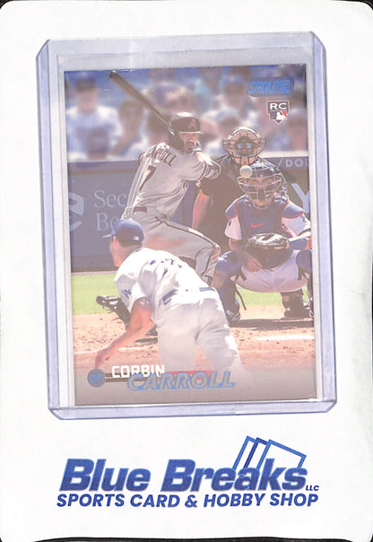 2023 Topps Stadium Club - Corbin Carroll - Blue - RC - Arizona Diamondbacks - Baseball - 16/50 - #131