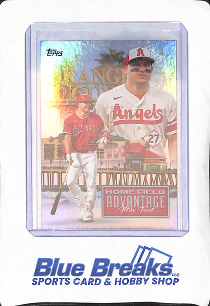 2024 Topps - Mike Trout - Home Field Advantage - Los Angeles Angels - Baseball - #HFA-8