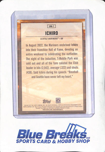 2023 Topps - Ichiro Suzuki - Legend Home Field Advantage - Seattle Mariners - Baseball - #LHA-1