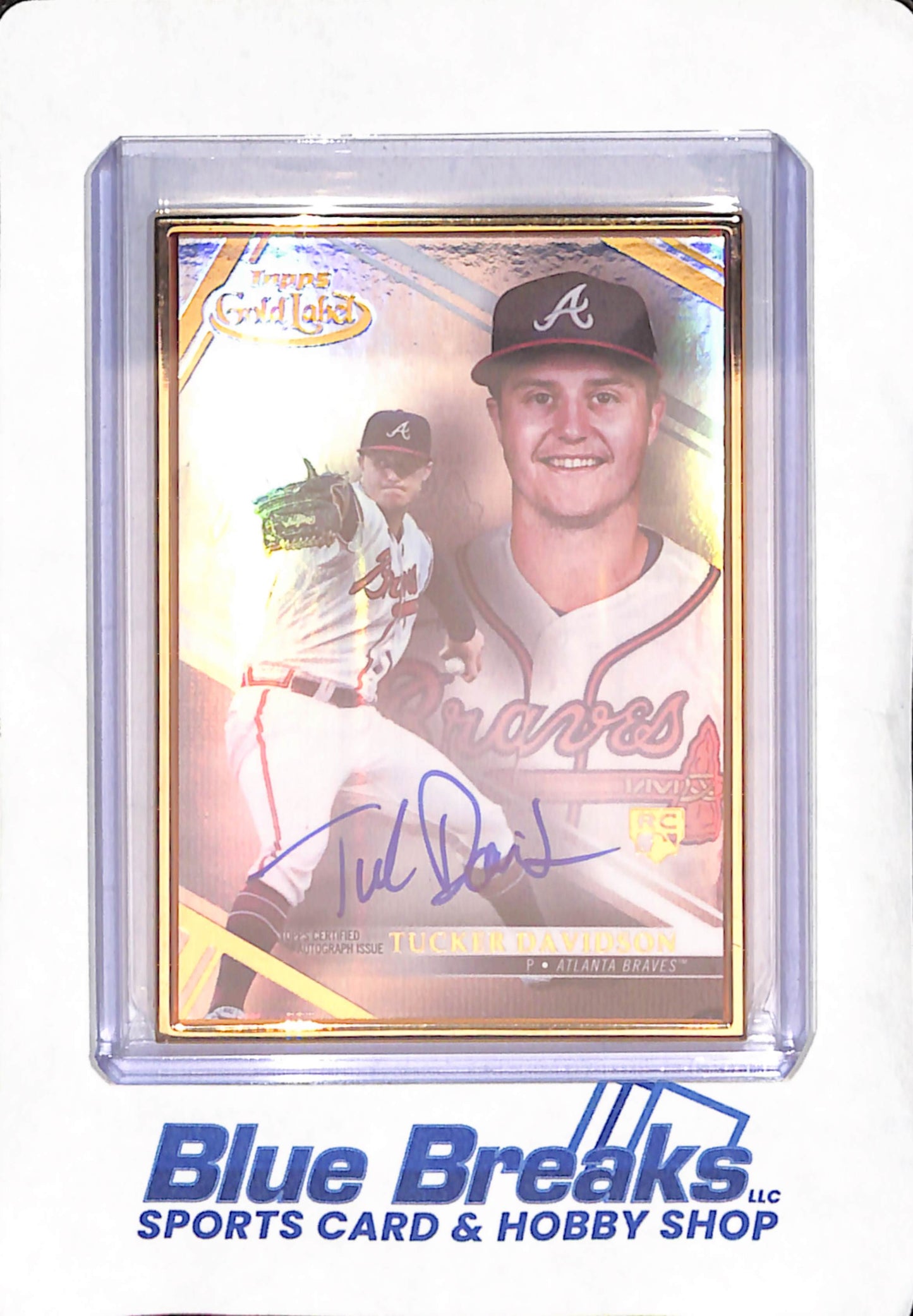 2021 Topps Gold Label - Tucker Davidson - Autograph - Atlanta Braves - RC - Baseball - #FA-TD